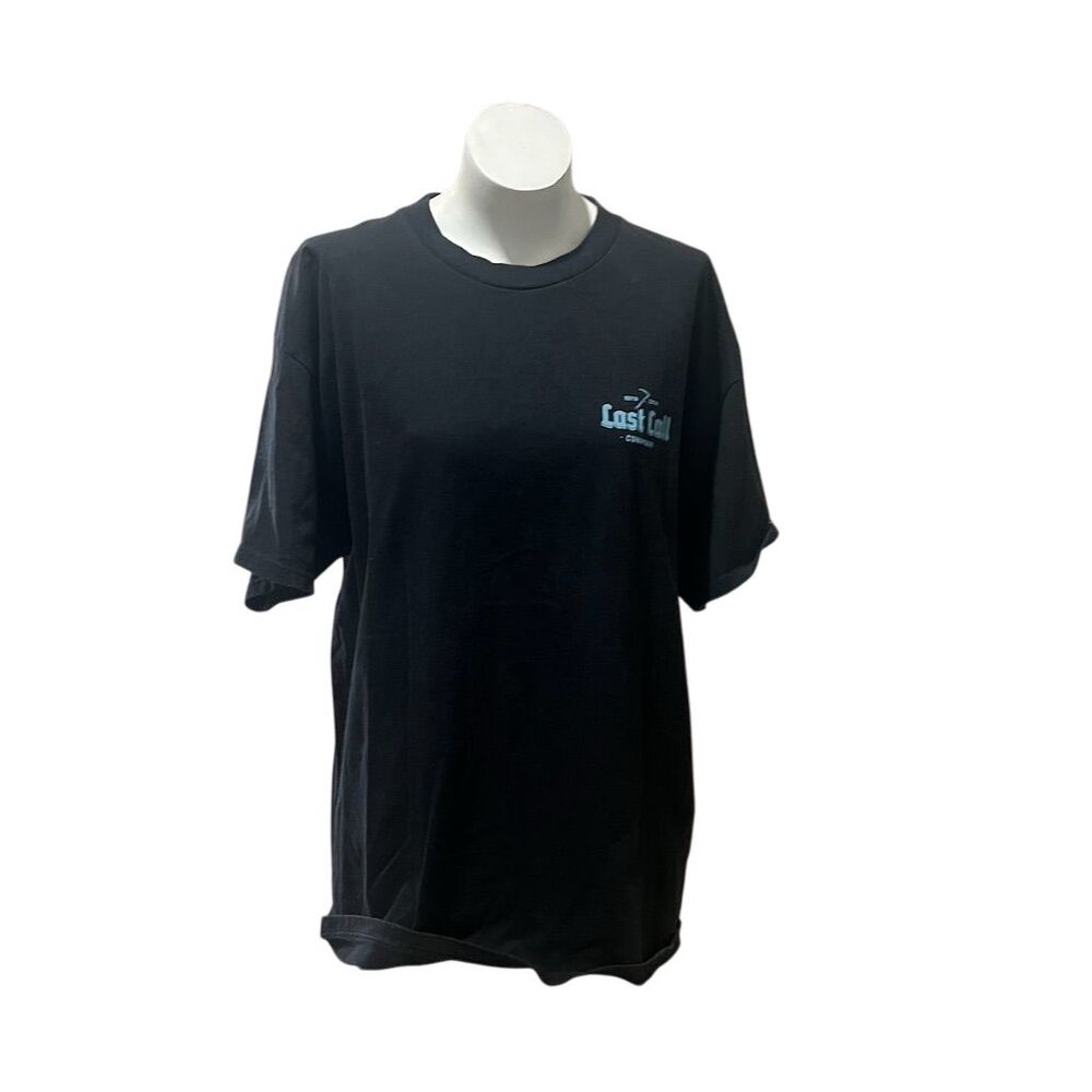 Last Call Co. Men's XL Black Graphic Tee "The House Always Wins"